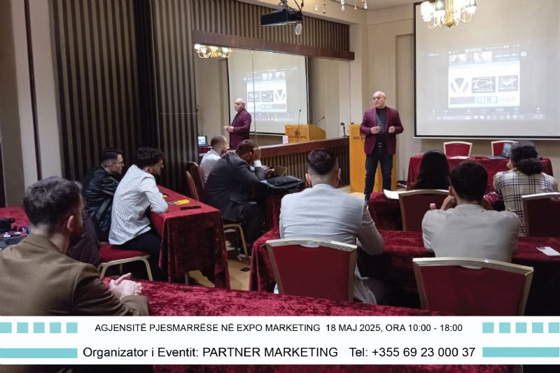  Eventin Expo Marketing pa Kufij, 18 Maj 2025, Ora 10:00  18:00, Tiranë, Hotel Doro City, Online në Zoom, Event HIBRID